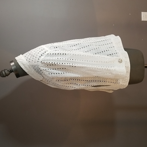 Allison Daley white eyelet jacket womens size 10  - 100% cotton - Picture 3 of 12